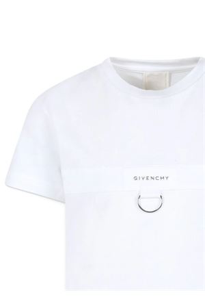 white cotton tshirt GIVENCHY KIDS | H3055210P